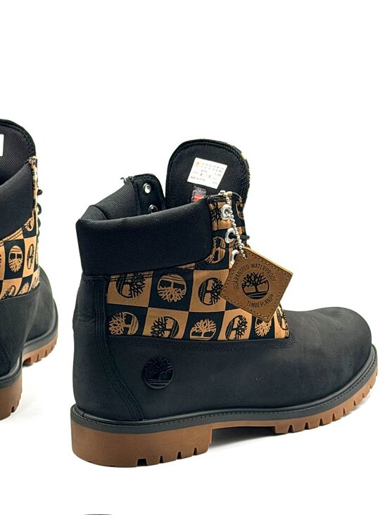 Timberland 6 Inch Classic Boot \'Black Brown Patchwork\' main image 7